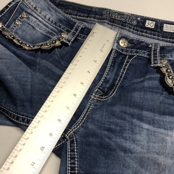 MISS ME MID-RISE CUFFED SKINNY JEANS 30x28 - Picture 13 of 15